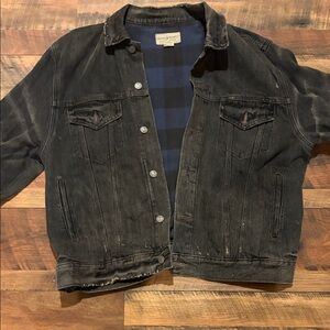 Polo Ralph Lauren Denim Supply Men's Black Denim Jacket - Unbranded Size XL